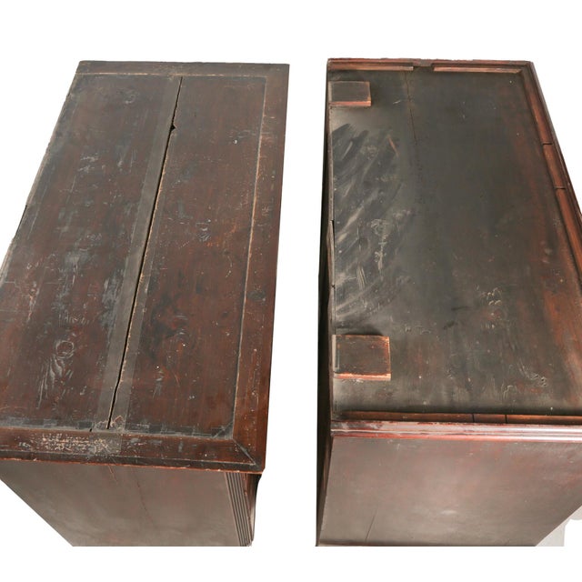 George III 9-Drawer Mahogany Chest on Chest, 18th Century For Sale - Image 13 of 17