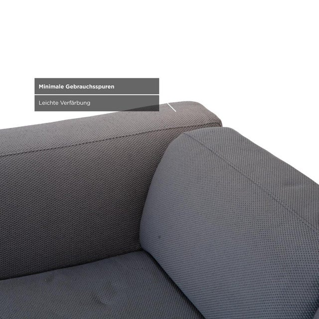 Blue Fabric 8 Four-Seater Sofa in Blue Grey from Cassina For Sale - Image 8 of 15