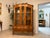 Original Baroque-style display cabinet/bookcase circa 1975. Dimensions: Height x Width x Depth 193 x 146 x 40 cm....
