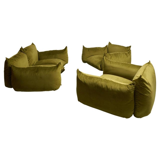 Seating Group attributed to Mario Marenco for Arflex, 1970s, Set of 3 For Sale - Image 12 of 12