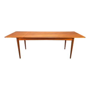 Vintage Danish Mid Century Modern Teak Drop Leaf Coffee Table