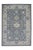 Blue Early 21st Century Gray & Blue Floral Design Handwoven Wool Modern Turkish Oushak Rug 9'9" X 13'11" For Sale - Image 8 of 10