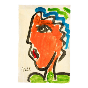 Signed Peter Keil "Waves of the Mind 1-4-75" Oil on Masonite