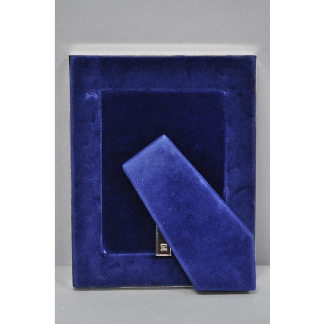 Metal Late 20th Century Lauren Ralph Lauren Silver Plated Normandy Modern 3.5x5 Photo Picture Frame (A) For Sale - Image 7 of 17