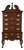 Henkel Harris 3 Part Cherry Highboy Chest of Drawers For Sale