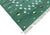 Casa Cosima Handmade Cotton Area Rug, Vegetable Dyed, Forest Green Shooting Star Dhurrie -3'x5' For Sale - Image 4 of 14