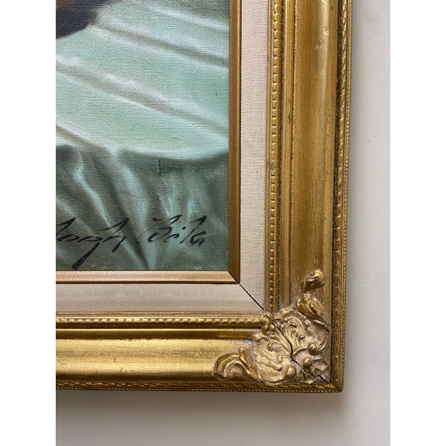 Original Formal Still Life on Canvas by Bela Balogh For Sale - Image 9 of 12