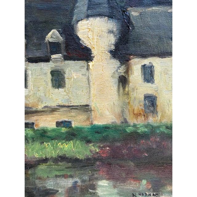 1970s 1970 Plein Air Oil Painting For Sale - Image 5 of 9