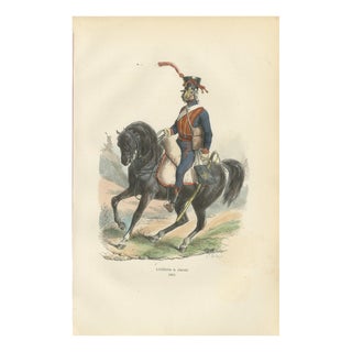 Napoleonic Horse Artillery, 1843, Paper For Sale
