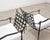Late 20th Century Pair of Mario Papperzini Amalfi Iron Lounge Chairs and Ottomans For Sale - Image 5 of 18