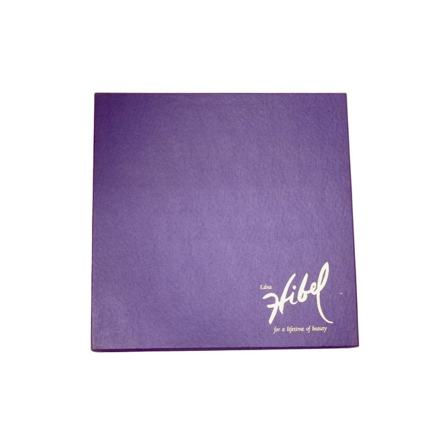 Gold Encrusted Edna Hibel Accent Plate For Sale - Image 4 of 4