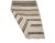 Mid 20th Century Cream & Brown Striped Kilim Runner For Sale - Image 5 of 7