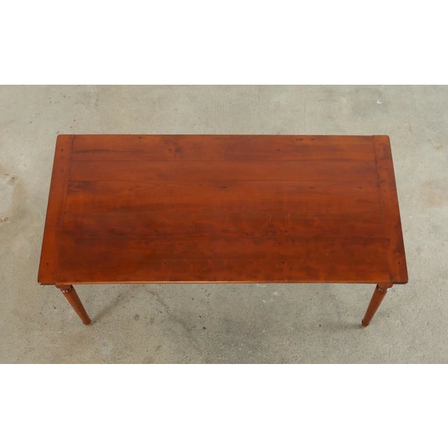 French Louis Philippe Fruitwood Farmhouse Dining Table For Sale In Sacramento - Image 6 of 13