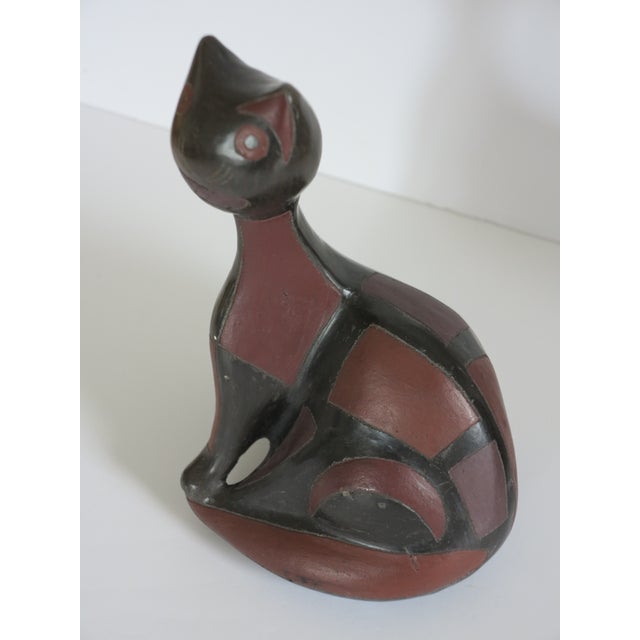 Mid-Century Modern Mid-Century Ceramic Pottery Cat by Manuel Felguerez Barra For Sale - Image 3 of 9