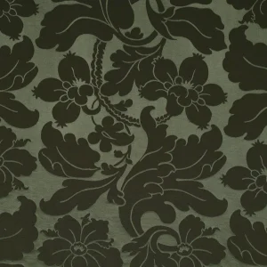 Schumacher Dandridge Damask Fabric in Magnolia