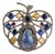 Whimsical Orchard 7.5 Ct Tanzanite, Ruby & Citrine Apple Brooch Pendant in 925 Silver For Sale