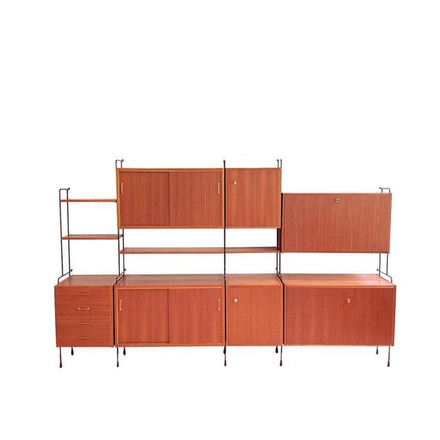 wall unit vintage Omnia wall unit Hilker embodies everything that makes 1970s German design so beloved: refined...