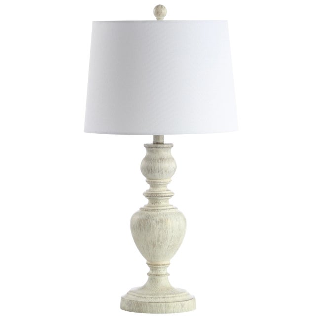 Textile Adelaide Table Lamp in whitewash - a Pair For Sale - Image 7 of 7