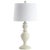 Textile Adelaide Table Lamp in whitewash - a Pair For Sale - Image 7 of 7