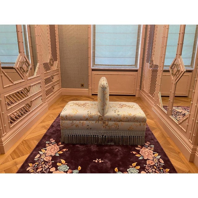 Vintage French Banquette Chaise Lounge by Jean-Rémy Couradette, 1999 For Sale - Image 6 of 7