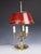 French late 19th century brass bouillotte table lamp with adjustable tôle shade, c.1880 a particularly elegant and...