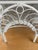 White Pair of Vintage Fiddle Head Wicker Side Tables For Sale - Image 8 of 11