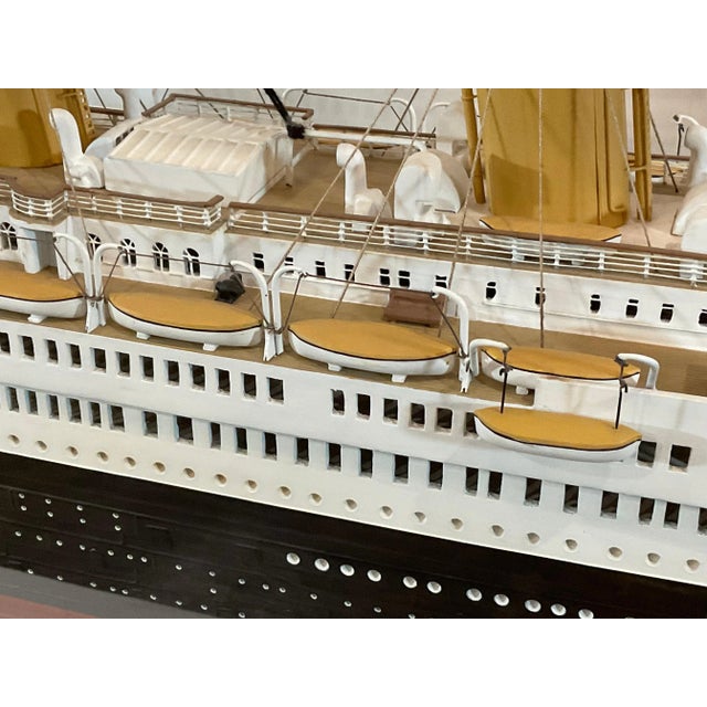 Six Foot Model of the Titanic For Sale - Image 4 of 12