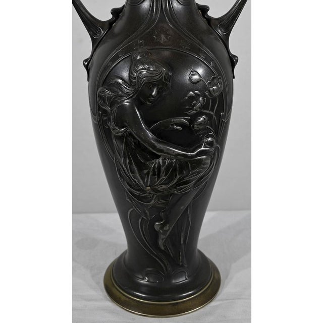 Art Nouveau Vases, 1890s, Set of 2 For Sale - Image 11 of 18