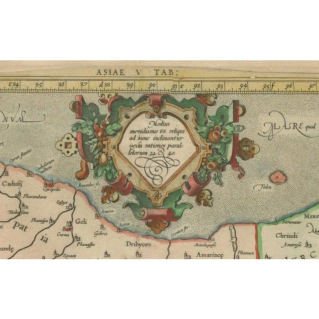 Mercators Ptolemaic Map of Ancient Assyria For Sale - Image 4 of 7