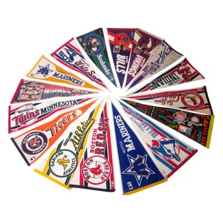 Collection of Baseball Pennants For Sale