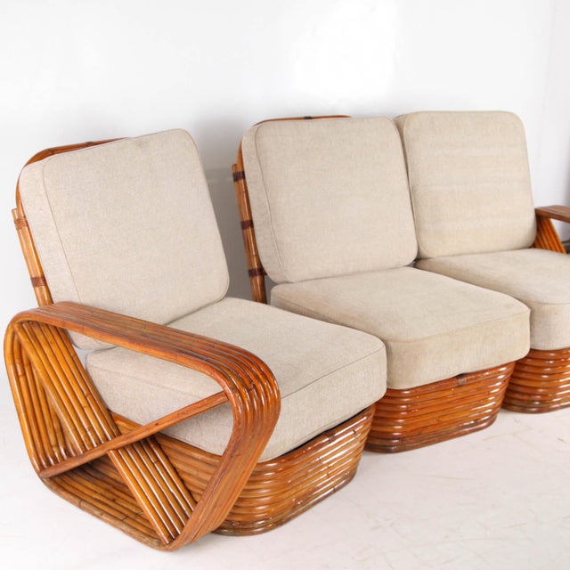 Rattan Sofa from Paul Frankl, 1970s For Sale - Image 15 of 18
