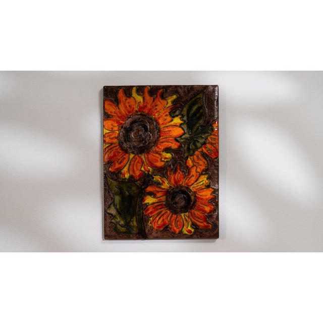 1970s Germany Burnt Orange Ceramic Decorative Object For Sale - Image 15 of 15