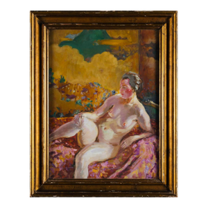 Jean Mathey (French, 20th Century) Painting