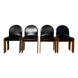 Chairs attributed to Afra and Tobia Scarpa, 1960s, Set of 4 For Sale