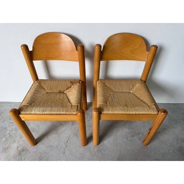 Add sculptural Italian flair to your dining space with this striking pair of Postmodern “Padova” chairs, crafted in Italy...