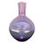 1980s Polish Lavender Glass Vase For Sale