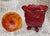 Mid-Century Modern 1920s Imperial Glass Slag Glass Footed Candy Dish Excellent Condition For Sale - Image 3 of 7