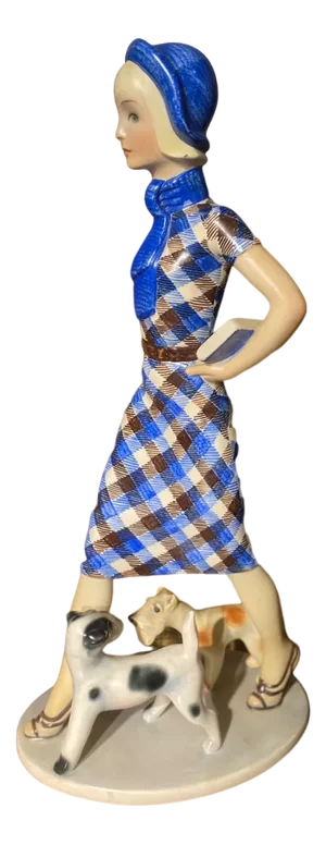 Ceramics Miss Zizì from Lenci, 1920s