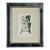Vintage Trowbridge Custom Framed Botanical Print “Gladiolus × Willmoreanus” After Louis Van Houtte (1810–1876) For Sale