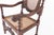 Cromwellian Farmhouse Carved Oak Twist Barley Armchairs, 1890s, Set of 2 For Sale - Image 6 of 9
