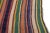 1960s Vintage Turkish Kilim Multicolor Handmade Stripes Wool Rug For Sale In New York - Image 6 of 8