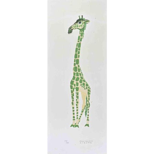Alberto Mastroianni, Giraffe, 1970s, Lithograph For Sale