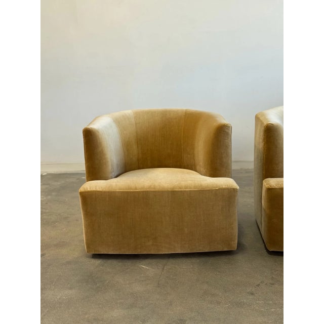 1970s Vintage Angular Lounge Chairs - Pair For Sale - Image 5 of 12