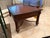 Traditional Lexington Leather Wrapped Rectangle Cocktail Table, 3 Drawers, Wood, Brass & Metal Stretcher For Sale - Image 3 of 4