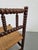 Wood Arts and Craft Style Bobbin Corner Chair in Oak with Rush Seat, 1950s For Sale - Image 7 of 8