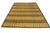 Textile 6'x9' Hand-Knotted Modern Tibetan Wool & Silk Carved Linear Rug in Gold & Green For Sale - Image 7 of 10