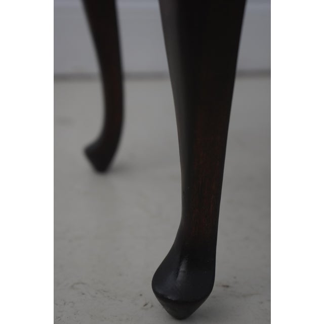 Brown Vintage Mahogany Miniature Diminutive Lowboy For Sale - Image 8 of 17