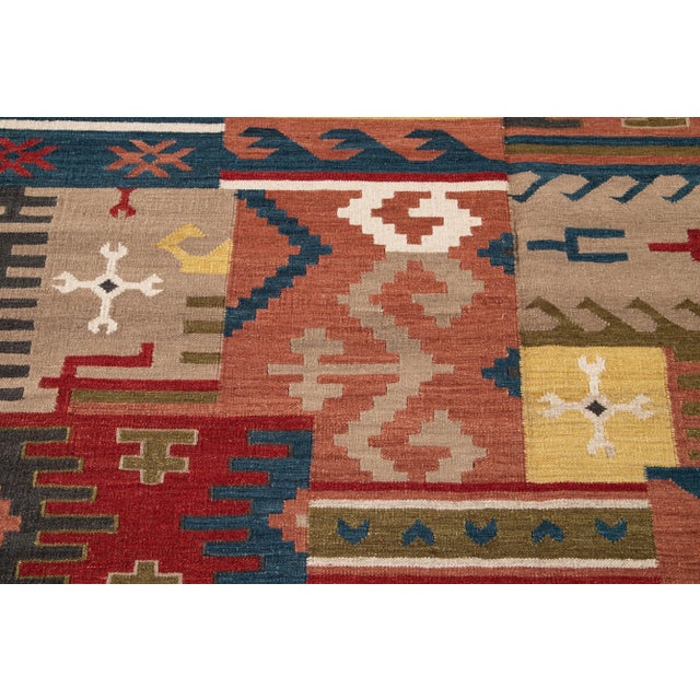 21st Century Contemporary Kilim Rug 6 '7'' X 9' 8''. For Sale - Image 11 of 12