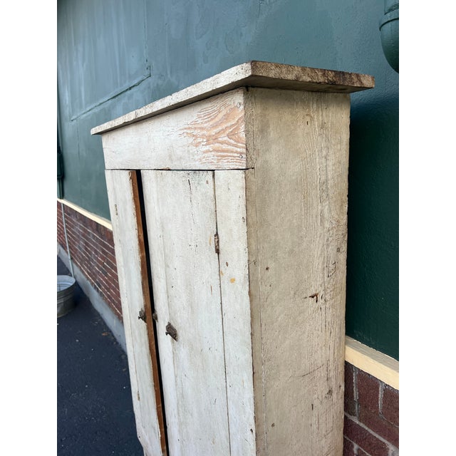 19th Century Primitive Pine Jelly Cupboard For Sale - Image 4 of 12