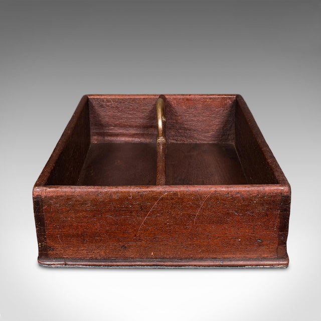 Early 19th Century Antique Housemaid's Duty Carry, English, Work Box, Tray, Country House, Georgian For Sale - Image 5 of 9